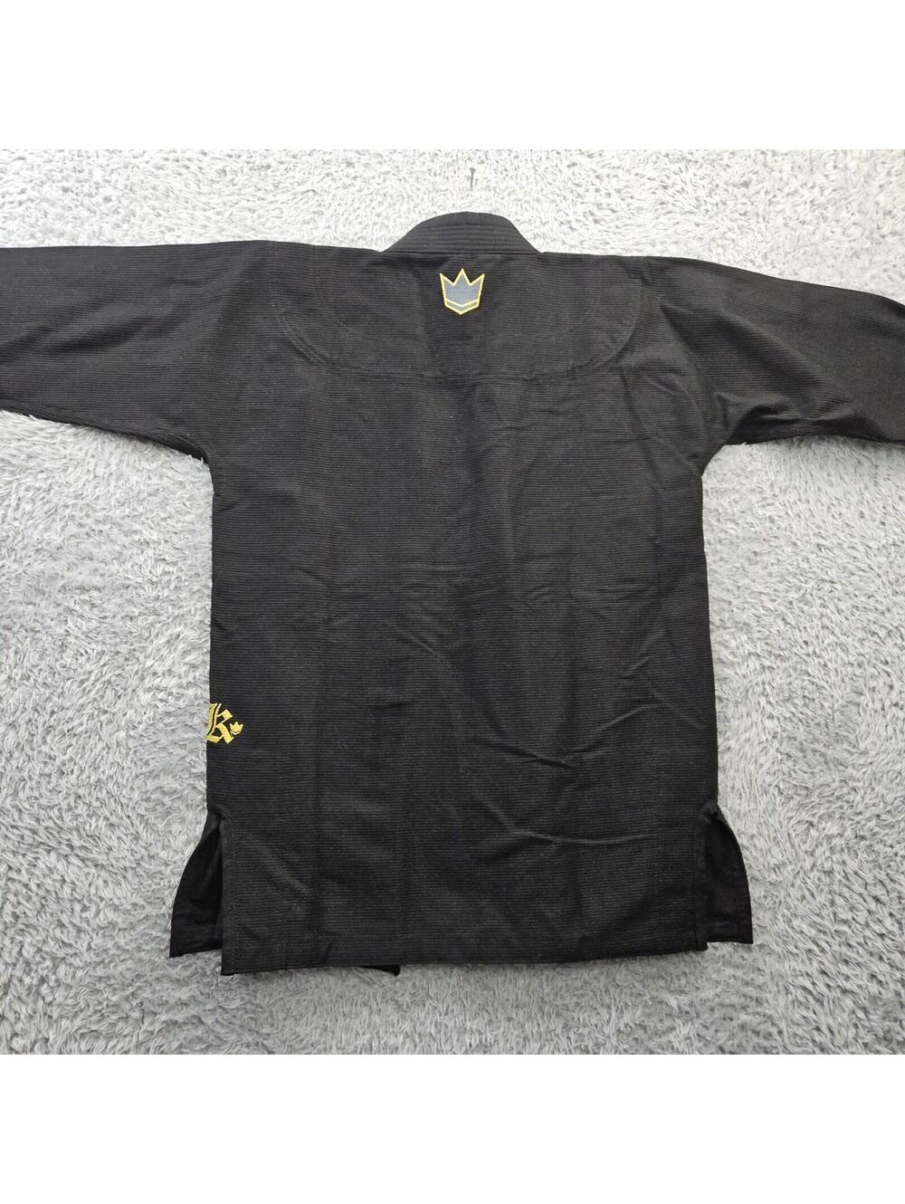 Kingz GI Top Jiu Juitsu Grapple Black F4 *Top Only* New W Tags no Belt - Picture 11 of 14